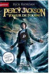Couverture du tome 1 de la saga Percy Jackson, Le Voleur de Foudre - Rick Riordan