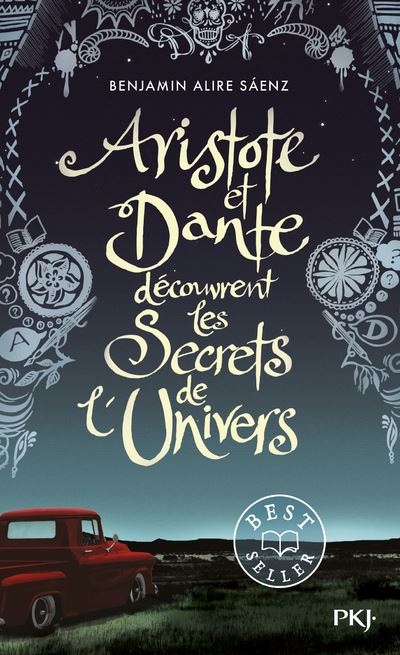 Couverture du roman adolescent de Benjamin Alire Saenz intitulé Aristote et Dante découvrent les secrets de l'univers.
